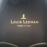 Louis Leeman Crystal-Embellished Low Top Sneakers Black/Gold Suede Size 44