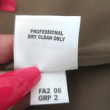 St. John Couture Satin Tank Top Gold Size Medium