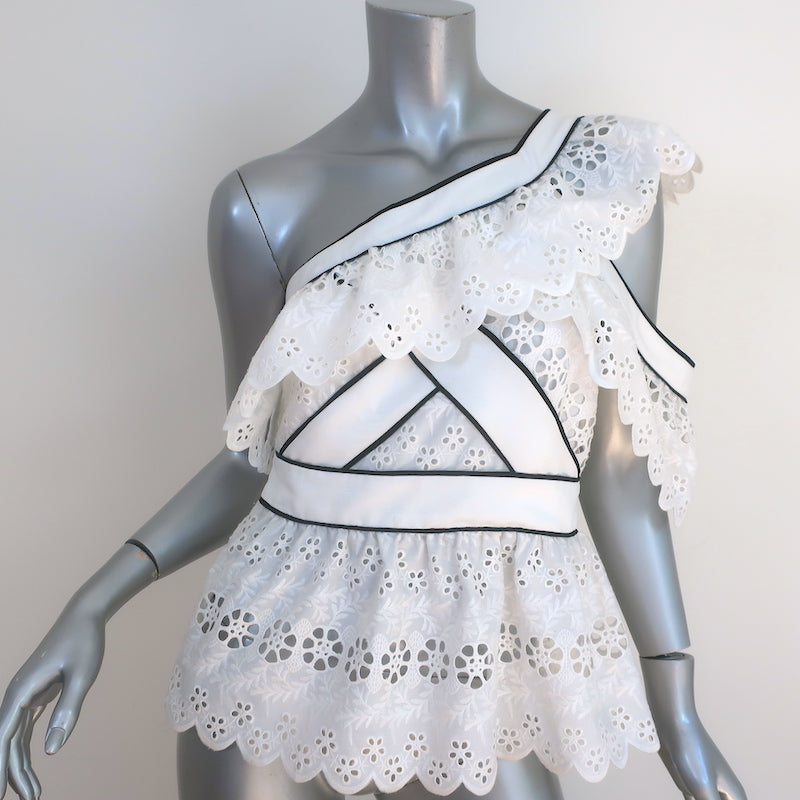 Pre-loved/Used Self-Portrait Women's Tops: $175