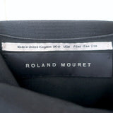 Roland Mouret Colorblock Asymmetric Sheath Dress White/Black Size US 8