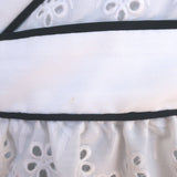 Self-Portrait Broderie Anglaise One-Shoulder Frill Top White Size US 6