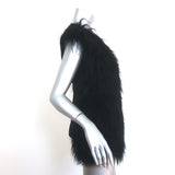 Moncler Karen Sheep Fur Down Puffer Vest Black Size 1