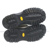 Prada Calf Hair Hiking Boots Cream Size 40 Front-Strap Ankle Boots