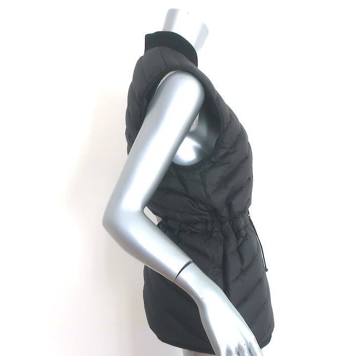 Hermes Quilted Gilet Down Puffer Vest Black Size 38