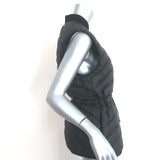 Hermes Quilted Gilet Down Puffer Vest Black Size 38