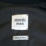 Hermes Quilted Gilet Down Puffer Vest Black Size 38