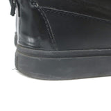 Giuseppe Zanotti Coby Crystal-Strap High Top Sneakers Black Leather Size 42
