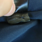 Zimmermann Halter Neck Swing Tank Top Navy Ruffled Silk Size 0