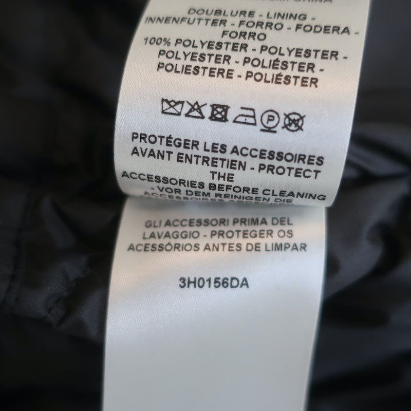 Hermes Quilted Gilet Down Puffer Vest Black Size 38