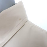 Bottega Veneta Layered Shirtdress Seashell Cotton Size 40 Zip-Front Midi Dress