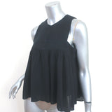 Apiece Apart Swing Tank Top Black Cotton Size 4