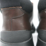 Prada Tyrolean Brixxen Lace-Up Hiking Boots Dark Brown Leather Size 7.5