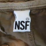 NSF Basquiat Paint-Splattered Cargo Pants Tan Size 25