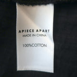 Apiece Apart Swing Tank Top Black Cotton Size 4