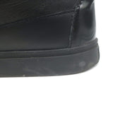 Giuseppe Zanotti Coby Crystal-Strap High Top Sneakers Black Leather Size 42
