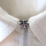 Bottega Veneta Layered Shirtdress Seashell Cotton Size 40 Zip-Front Midi Dress