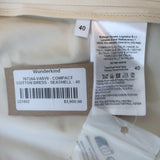 Bottega Veneta Layered Shirtdress Seashell Cotton Size 40 Zip-Front Midi Dress