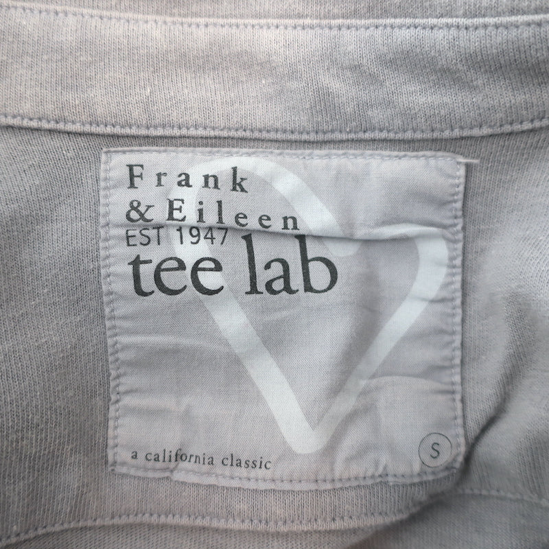 Frank &amp; Eileen Tee Lab Button Down Shirt Gray Cotton Jersey Size Small