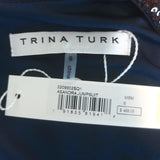 Trina Turk Asandra Puff Sleeve Ombre Sequin Jumpsuit Dark Gold Size 6 NEW