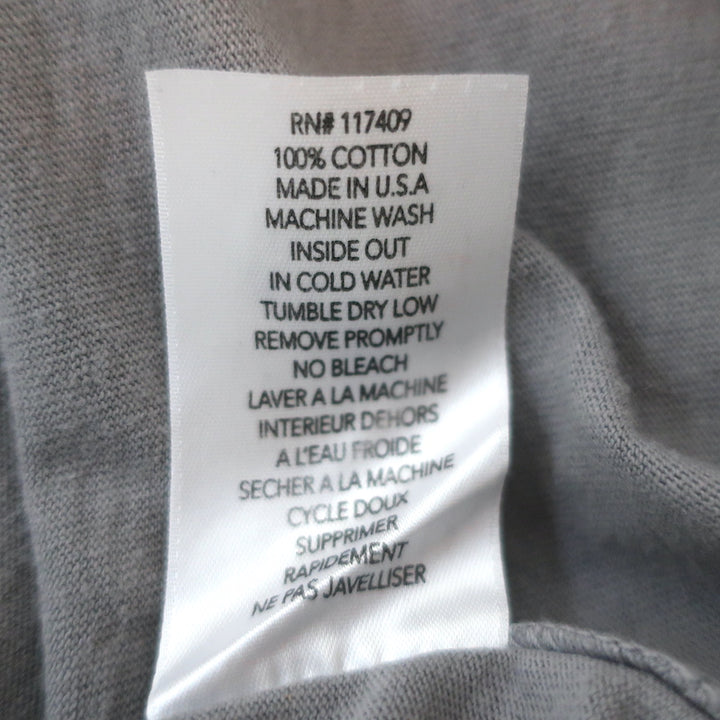 Frank &amp; Eileen Tee Lab Button Down Shirt Gray Cotton Jersey Size Small