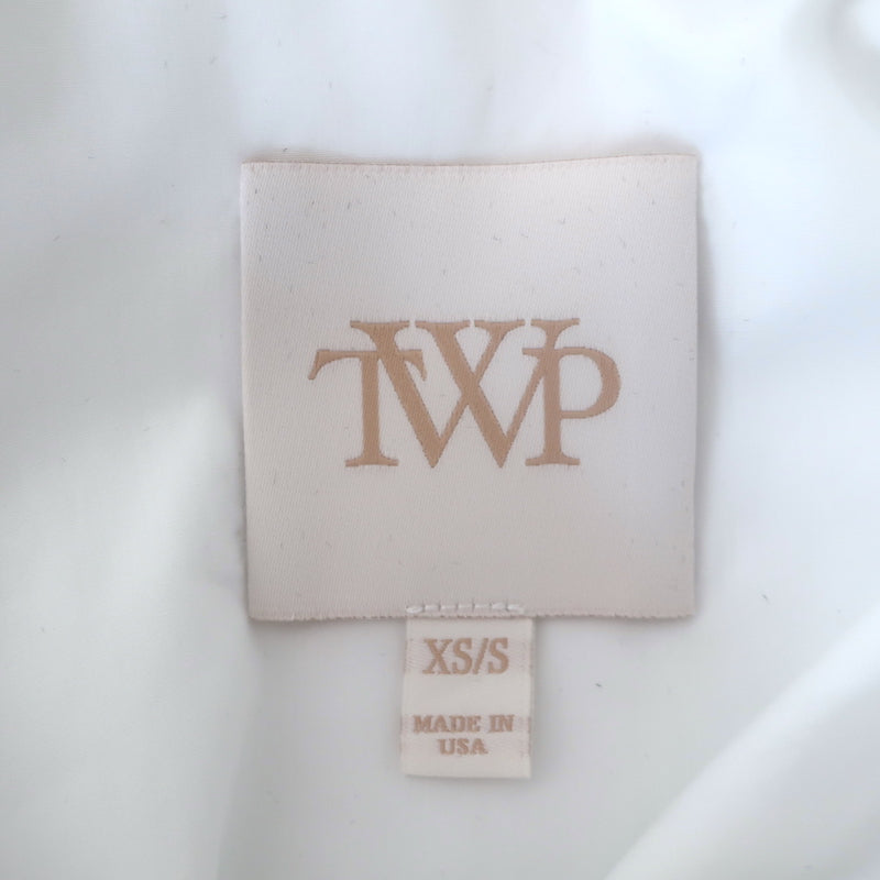 TWP Next Ex Crystal-Embellished Cropped Shirt White Size Extra Small/Small