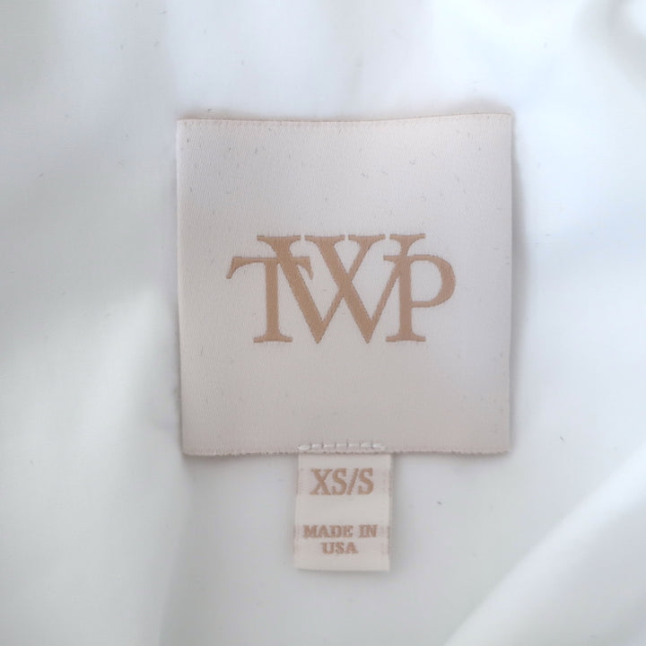 TWP Next Ex Crystal-Embellished Cropped Shirt White Size Extra Small/Small