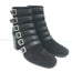 Saint Laurent Babies Buckle Ankle Boots Black Leather & Suede Size 37