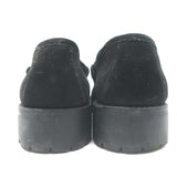 Gucci Horsebit Loafers Black Suede Size 10.5 Slip-On Flats