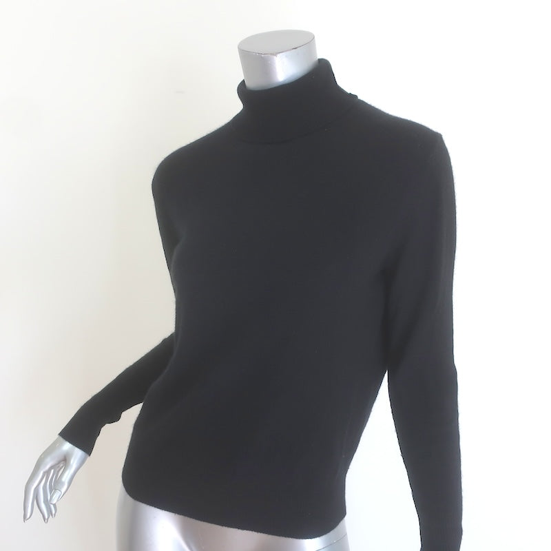 Nili Lotan Cashmere Turtleneck Sweater Black Size Extra Small