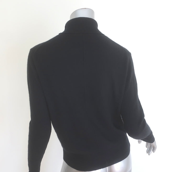 Nili Lotan Cashmere Turtleneck Sweater Black Size Extra Small