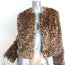 Elyse Walker Leopard Print Faux Fur Jacket Size Medium