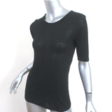 The Row Tee Black Jersey Size Small Short Sleeve Top