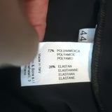 Chiara Boni Sera Tuxedo Jumpsuit Black Satin-Collar Stretch Scuba Size 8 NEW