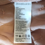 Zimmermann Dancer Frilled Mini Babydoll Dress Blush Embroidered Organza Size 3