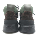 Prada Tyrolean Brixxen Lace-Up Hiking Boots Dark Brown Suede Size 8.5