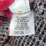 St. John Evening Beaded Tweed & Santana Knit Skirt Suit Lavender Size 6