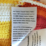 FARM Rio Sunset Stripe Crochet Crisscross Sweater Multicolor Size Extra Small