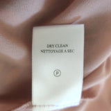 A.L.C. Viera Twist-Front Mini Dress Pink Floral Print Hammered Silk Size 4