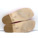 Stuart Weitzman Playa Knotted Slide Sandals Pink Leather Size 10