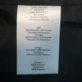 Veronica Beard Miller Dickey Jacket Black/Silver Size 8 Double Breasted Blazer