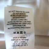 Alice + Olivia Oversize Blazer Cream Size Medium One-Button Jacket