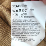 Rochas Metallic Knit Crewneck Sweater Gold Size 44