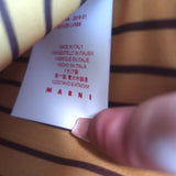 Marni Trunk Mini Tricolor Crossbody Bag Ecru/Black/Red Leather