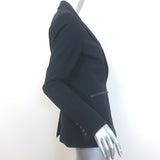 Veronica Beard Scuba Dickey Jacket Navy Size 8 Single Breasted Blazer