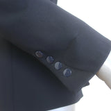 Veronica Beard Scuba Dickey Jacket Navy Size 8 Single Breasted Blazer