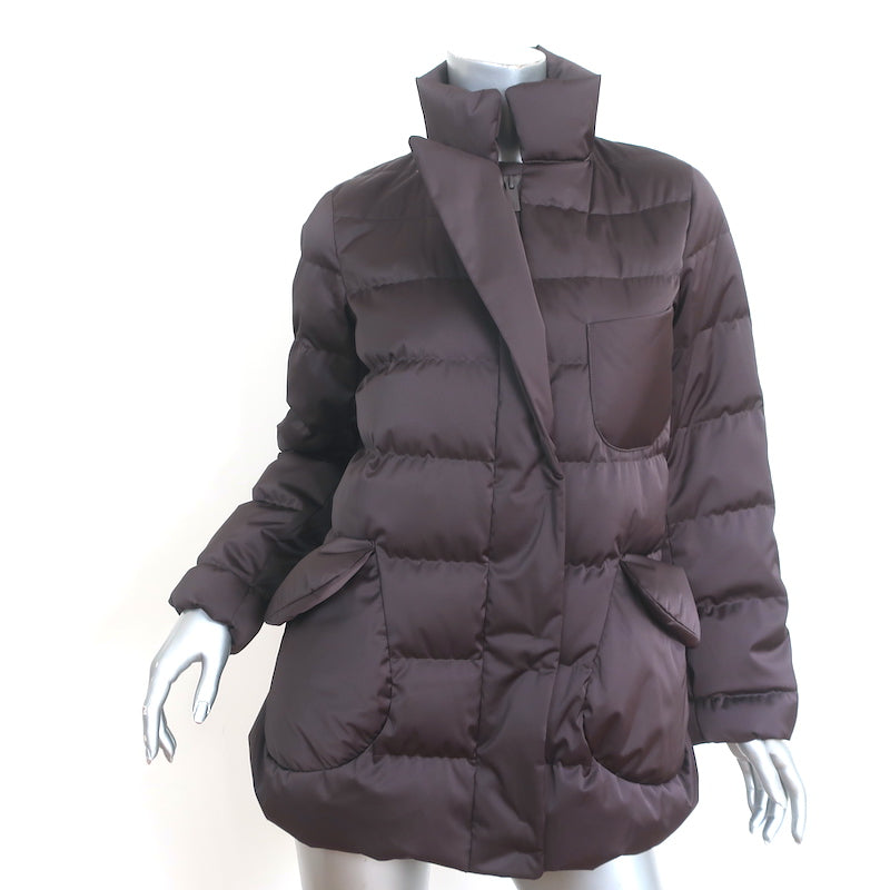 Uniqlo +J Jil Sander Down Puffer Jacket Dark Brown Size Small