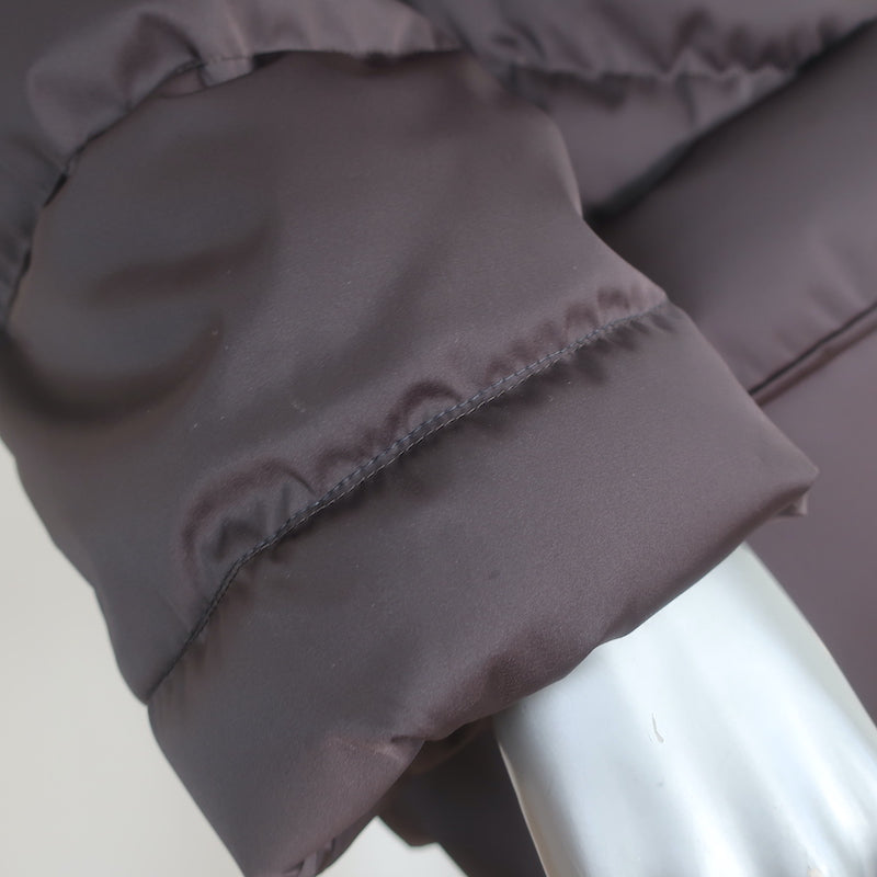Uniqlo +J Jil Sander Down Puffer Jacket Dark Brown Size Small