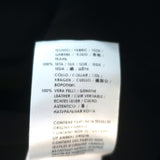 Gucci Racerback Tank Top Black Leather-Trim Silk Size 38 Sleeveless Blouse