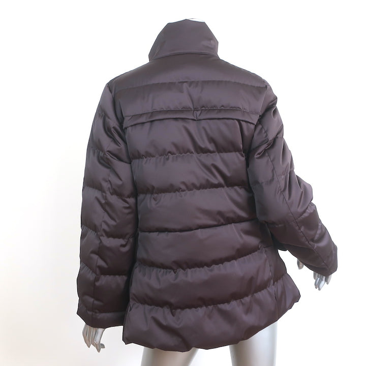 Uniqlo +J Jil Sander Down Puffer Jacket Dark Brown Size Small