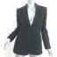 The Row Croc-Embossed Elbow Patch Blazer Black Size 4 Two-Button Jacket